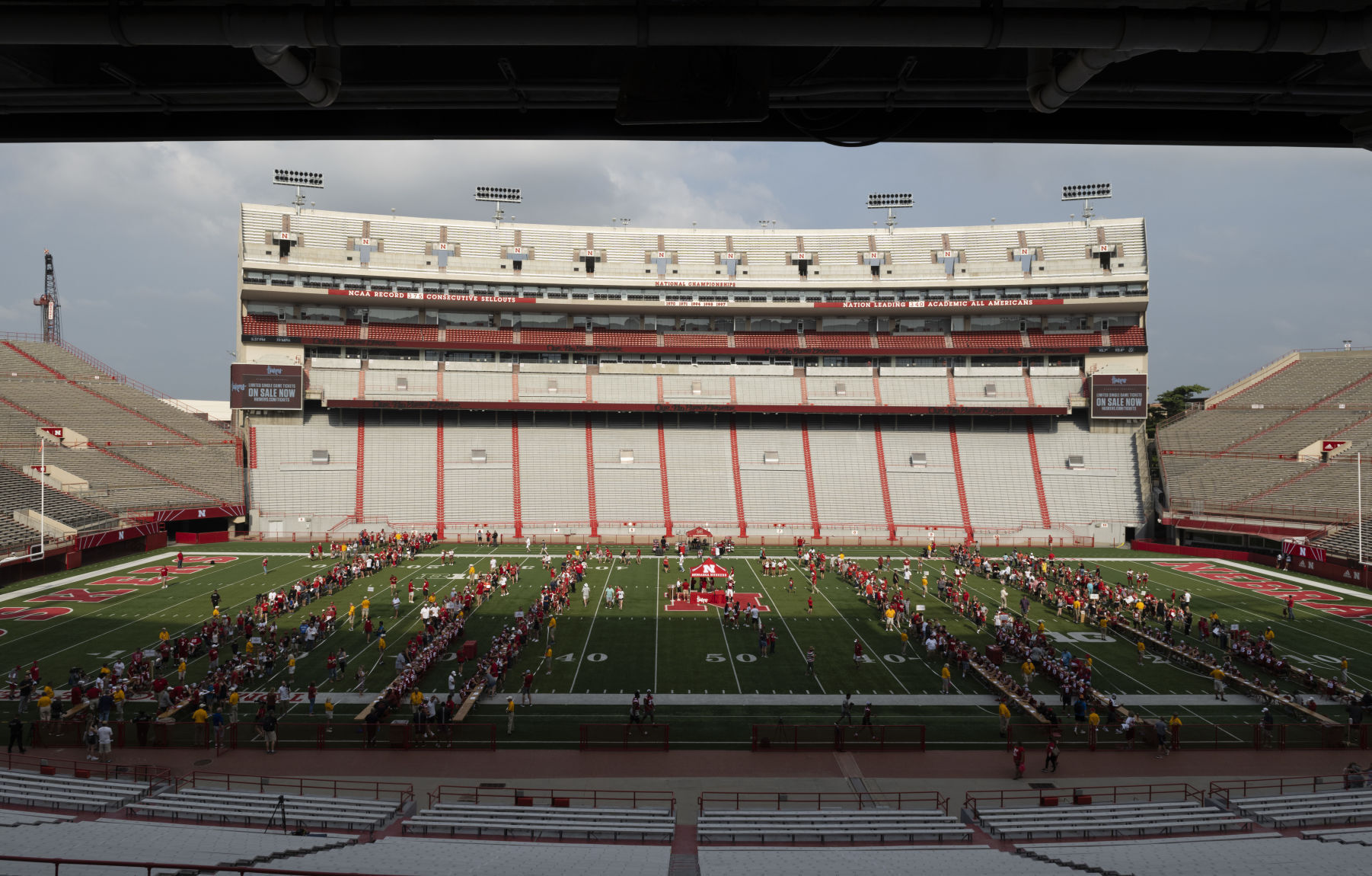 Nebraska fan day, 7.29